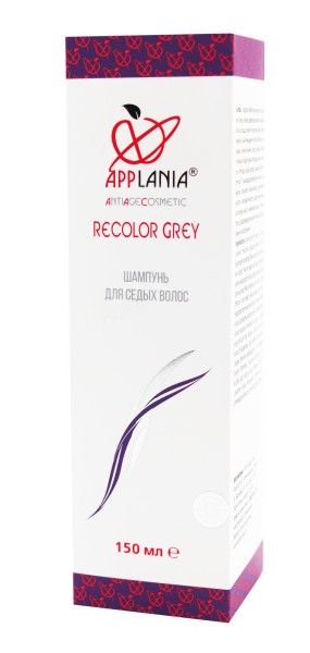Изображение товара Шампунь Applania Recolor Grey натуральный Сашера-Мед 150мл Шампунь Applania Recolor Grey натуральный Сашера-Мед 150мл фотография